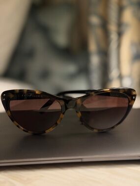 Ralph Lauren Tortoiseshell Cat-Eye Sunglasses with Brown Lenses